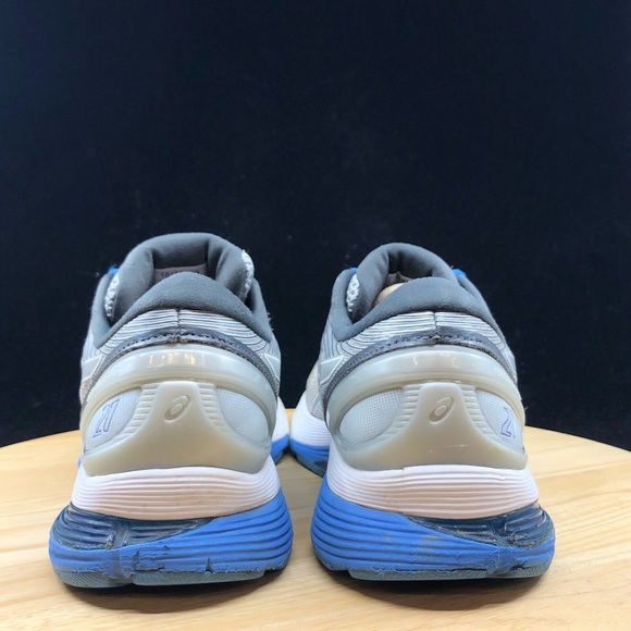Asics Womens Gel Nimbus 21 1012A156 Gray Blue - Picture 6 of 9